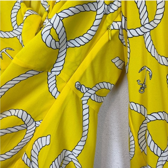 NWT - Cabi Yellow and White Nautical Blouse 🌼 - Picture 8 of 10